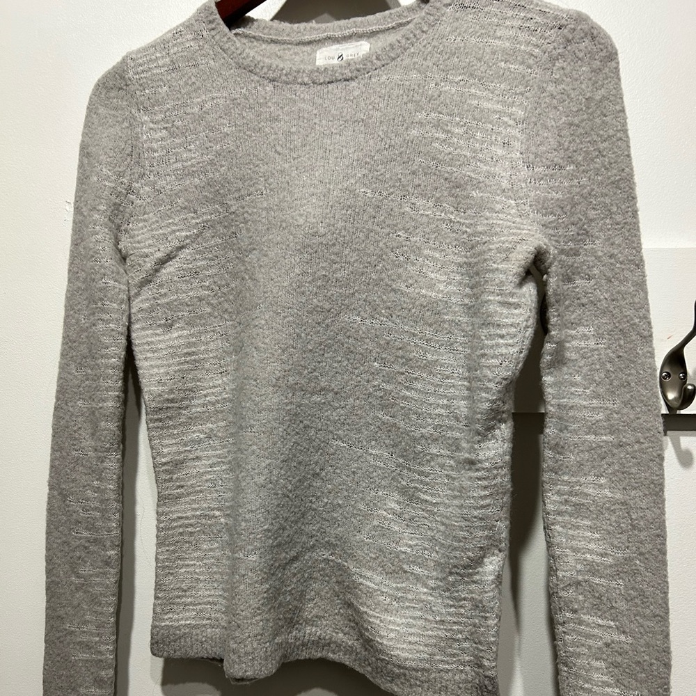 semi-sheer sweater